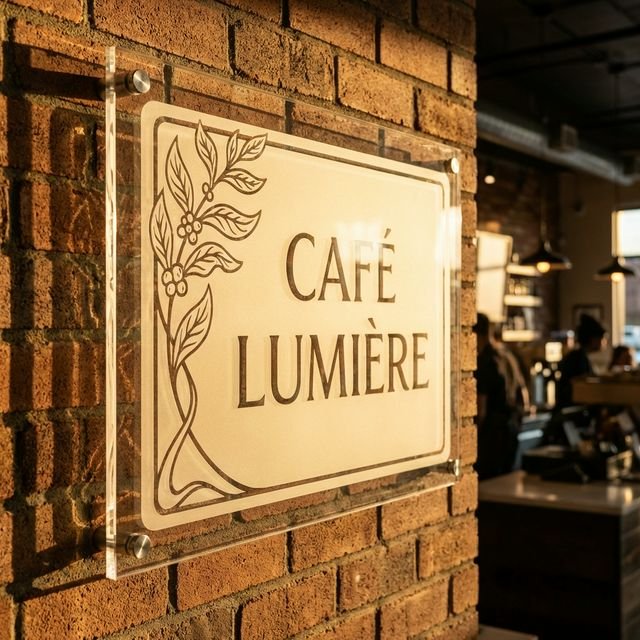 Laser Cut Acrylic Signage